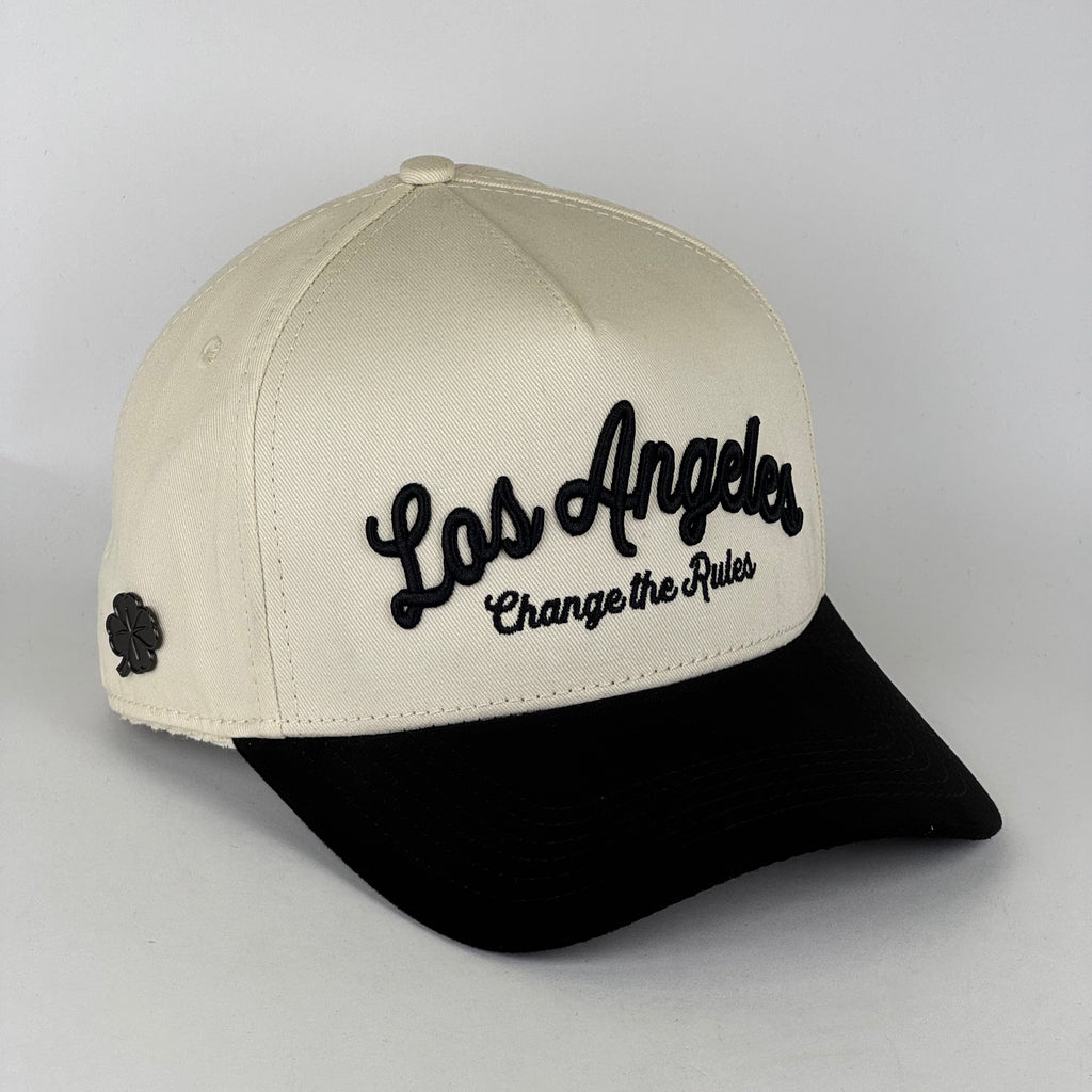 CASH ONLY LOS ANGELES WHITE&BLACK