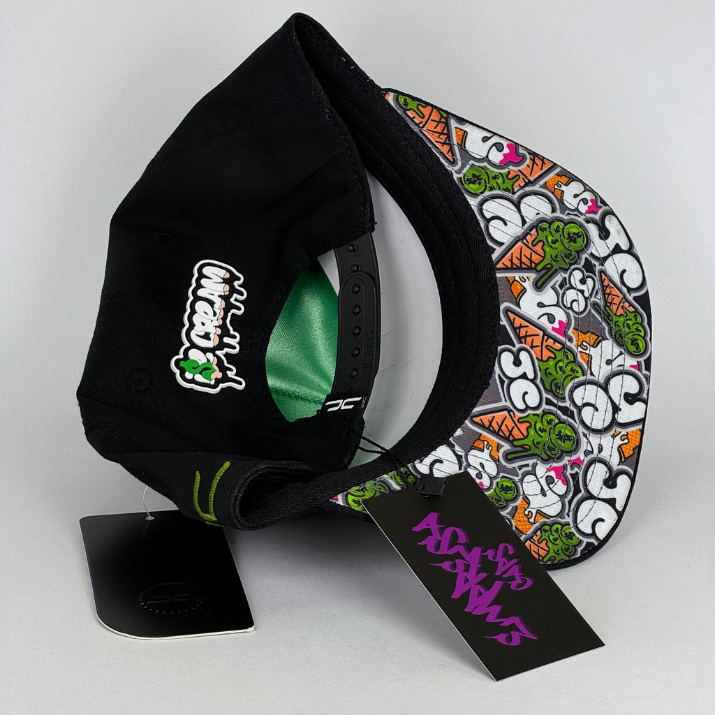 JC HATS ICE CREAM BLACK