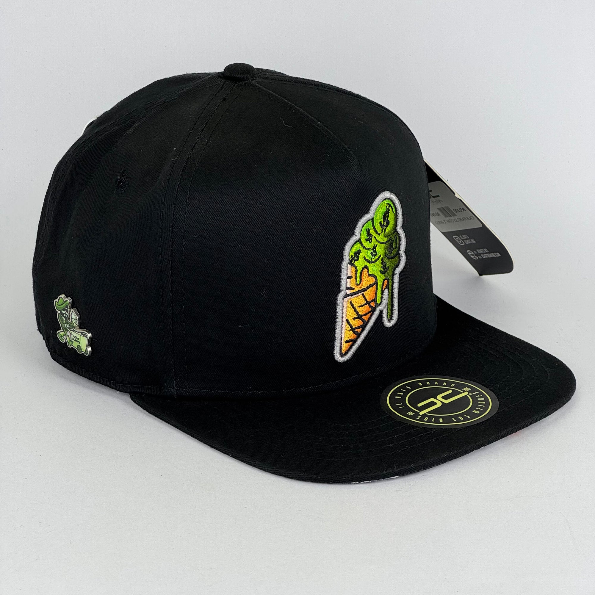 JC HATS ICE CREAM BLACK