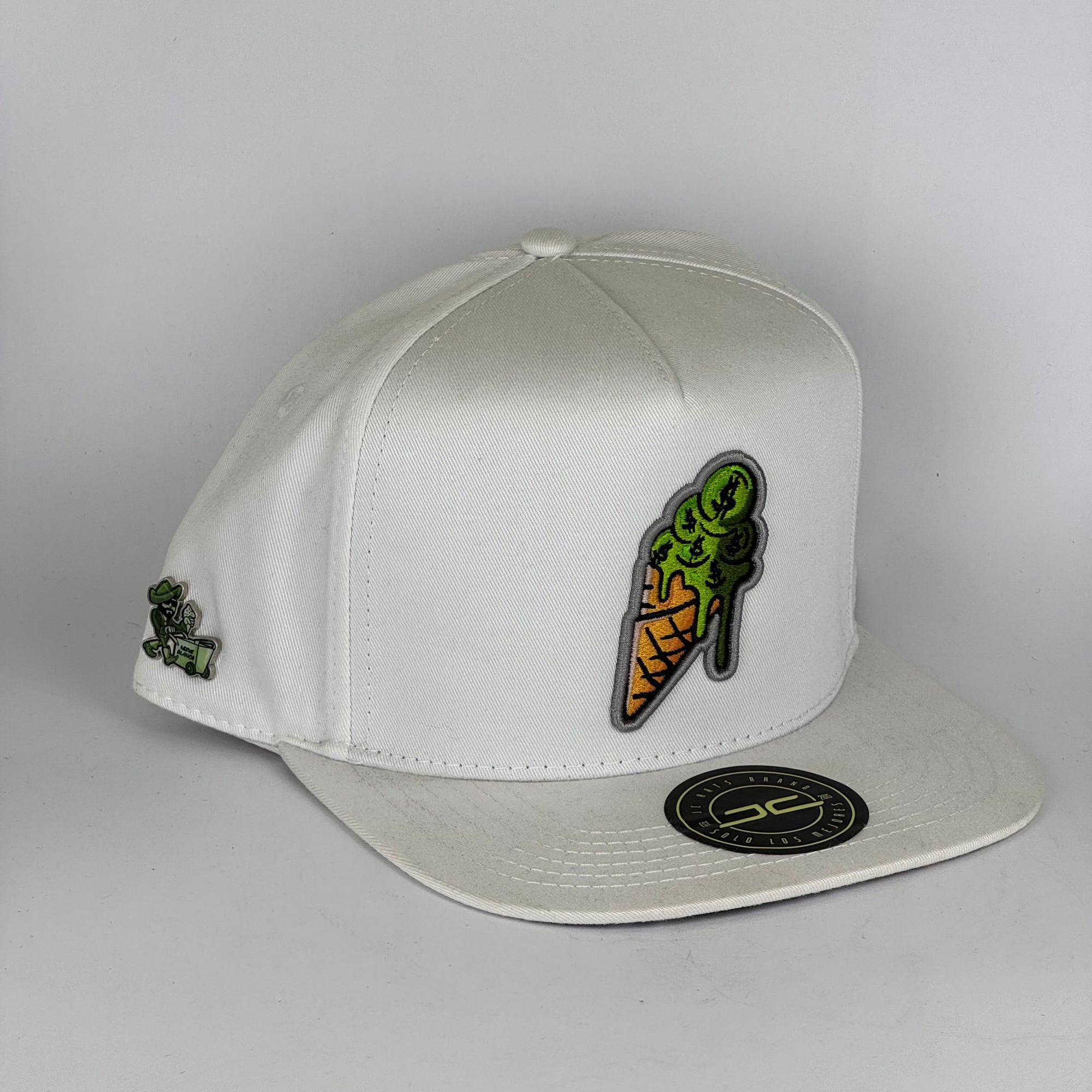 JC HATS ICE CREAM WHITE